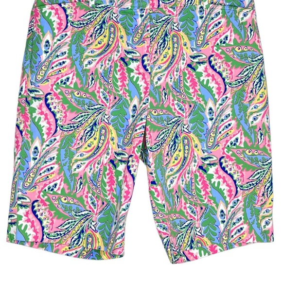 Talbots Botanical Tropical Travel Casual Sz 8 Perfect Shorts - Picture 4 of 16